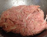 もやし入りみそハンバーグ作り方3写真
