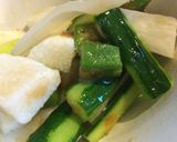 オクラと長芋のネバネバ梅肉合え作り方4写真