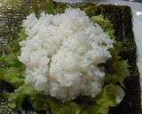 レタスたっぷりで作ろう、おにぎらず！作り方5写真