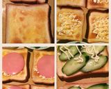 キャベツ＊たまご＊ハムのサンドイッチ作り方2写真