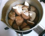 簡単シンプル　和食の一品　椎茸　卵の煮物作り方2写真