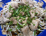 簡単！　豚肉と　もやしの　レンジ蒸し♫　作り方8写真