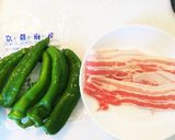 万願寺とうがらしの肉巻き作り方1写真