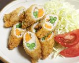 おもてなしに♡３色野菜肉巻きフライ作り方7写真