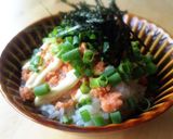 ローコスト超豪華！鮭マヨごはん作り方2写真