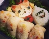 運動会♡親子弁当妖怪ウォッチ作り方3写真