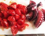 保温鍋で、柔らかタコのトマト煮作り方2写真