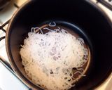 ヘルシー！しらたき入り筍ご飯。作り方3写真