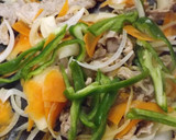 厚揚げと野菜の甘辛炒め作り方8写真