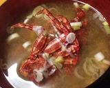 超簡単 絶品 蟹汁（味噌汁）作り方6写真