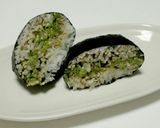 レタスとごはんですよのおにぎらず作り方5写真