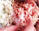 鶏ひき肉のしそ巻き作り方2写真