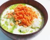 鮭とバジルのミルク茶漬け作り方3写真