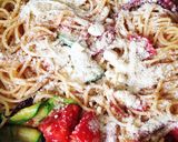 ズッキーニとトマトのパスタ作り方12写真