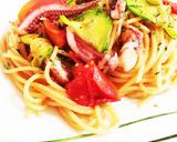 ズッキーニとトマトのパスタ作り方13写真