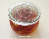 夏のお助け常備菜☆みょうがの甘酢漬け作り方4写真
