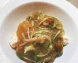蒸し鶏のきのこみぞれあんかけ♡作り方7写真