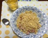 魚肉ソーセージ入り！アレンジチャーハン作り方5写真