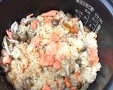 簡単、鮭おこわ作り方4写真