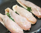 とりささ身の梅しそはさみ焼き作り方3写真