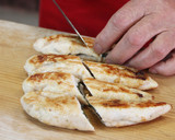 とりささ身の梅しそはさみ焼き作り方4写真