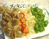 今夜は肉無し♪おから蒟蒻ｄｅ黒酢酢豚風✿作り方3写真