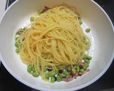 枝豆のペペロンチーノスパゲティ作り方6写真
