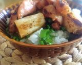 にんにく醤油焼き鳥丼作り方4写真