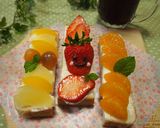 超簡単フルーツ♡スティックオープンサンド作り方3写真