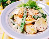 ♡スナップえんどう&卵の粒マスサラダ♡作り方4写真
