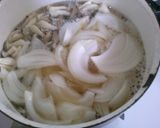 玉ねぎ しめじの 簡単一品！ お吸い物！作り方4写真
