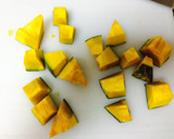 簡単！美味しいかぼちゃの煮っころがし作り方1写真