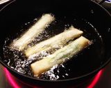 大葉と豚肉のミルフィーユ春巻♫作り方3写真