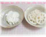 レンコン山芋 はさみあんかけ作り方1写真