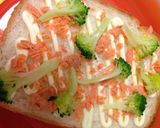 朝食やランチに！鮭フレークのトースト♡作り方1写真