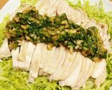簡単！しっとり！ゆで鶏のポン酢だれ作り方8写真