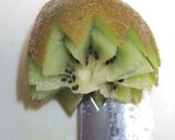 シェフ直伝きれいなキウイの飾り切りその②作り方8写真