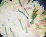 スパムとニラでヒラヤーチー！沖縄風チヂミ作り方10写真