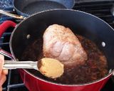 甘ーいネギたっぷり煮豚作り方4写真