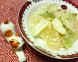 スパイシーマヨ味☆グレフル＆レタスサラダ作り方5写真