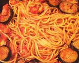 ナスとベーコンのトマトソースパスタ♡作り方7写真