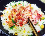 お弁当に(o^^o)焼き肉オムレツ作り方2写真