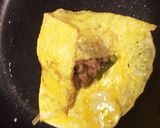 お弁当に(o^^o)焼き肉オムレツ作り方4写真