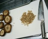 節約疲労回復ジューシー椎茸梅干しフライ作り方1写真