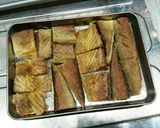 ジュワッと肉汁たれる塩サバ大葉巻きフライ作り方1写真