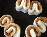 くるくる竹輪のふりかけマヨ焼き作り方3写真