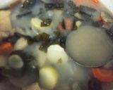 残り物の味噌汁で♪あつあつうどん味噌汁作り方2写真