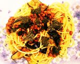 納豆と茄子のパスタ作り方6写真