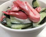 ピンクいかすサラダ作り方2写真