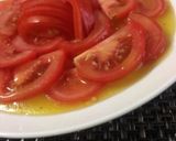 トマトサラダのためのドレッシング作り方1写真